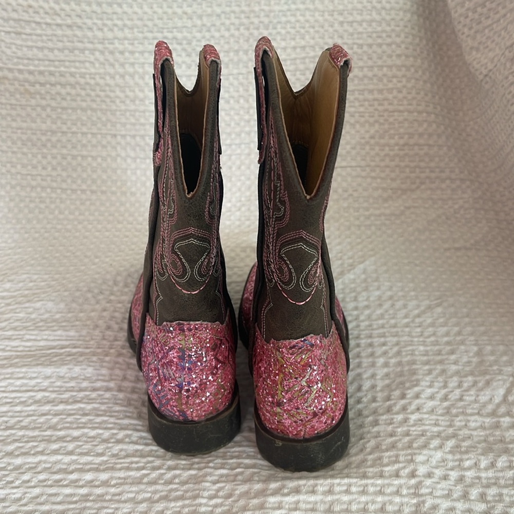 Pink Glitter Cowboy Boots - Picture 3 of 4